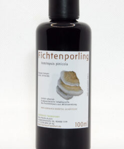 100ml Mironglas-Flasche mit Fichtenporling Tropfen - Fomitopsis pinicola - Doppel-Extrakt